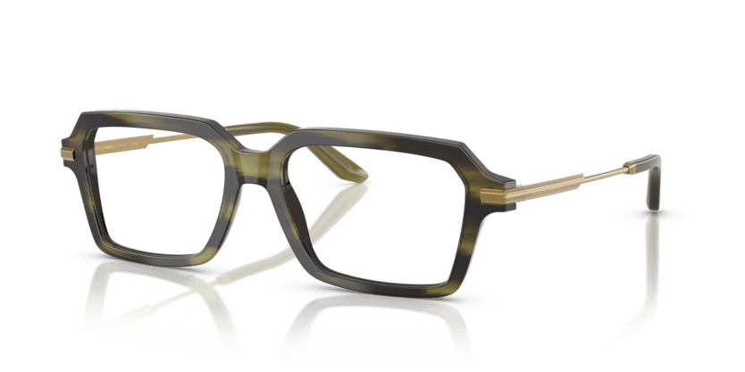 0DG3401 - Dolce & Gabbana - Green - (Striped Olive 3447) - 52 - 17 - 145 MM - Ardor Eyewear 8056262249819