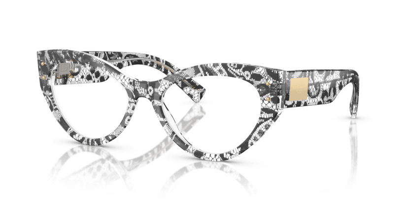 0DG3403 - Dolce & Gabbana - Black - (Black Lace 3287) - 52 - 18 - 140 MM - Ardor Eyewear 8056262244173