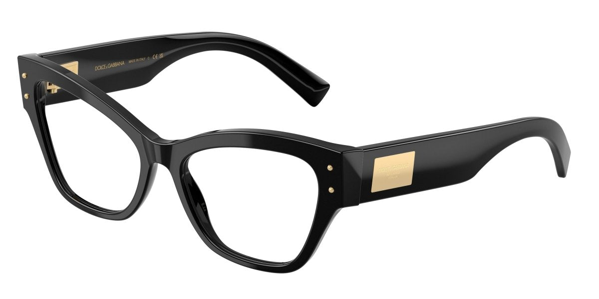 0DG3404 - Dolce & Gabbana - Black - (Black 501) - 52 - 17 - 140 MM - Ardor Eyewear 8056262242971