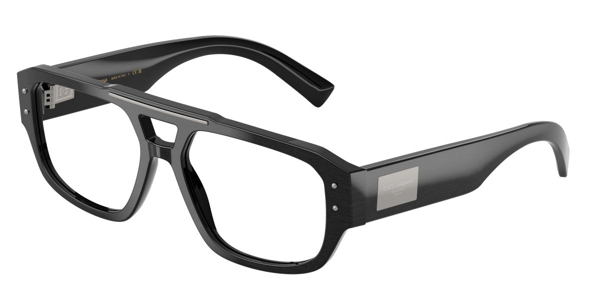 0DG3406 - Dolce & Gabbana - Black - (Brushed Black 2820) - 56 - 17 - 140 MM - Ardor Eyewear 8056262245927