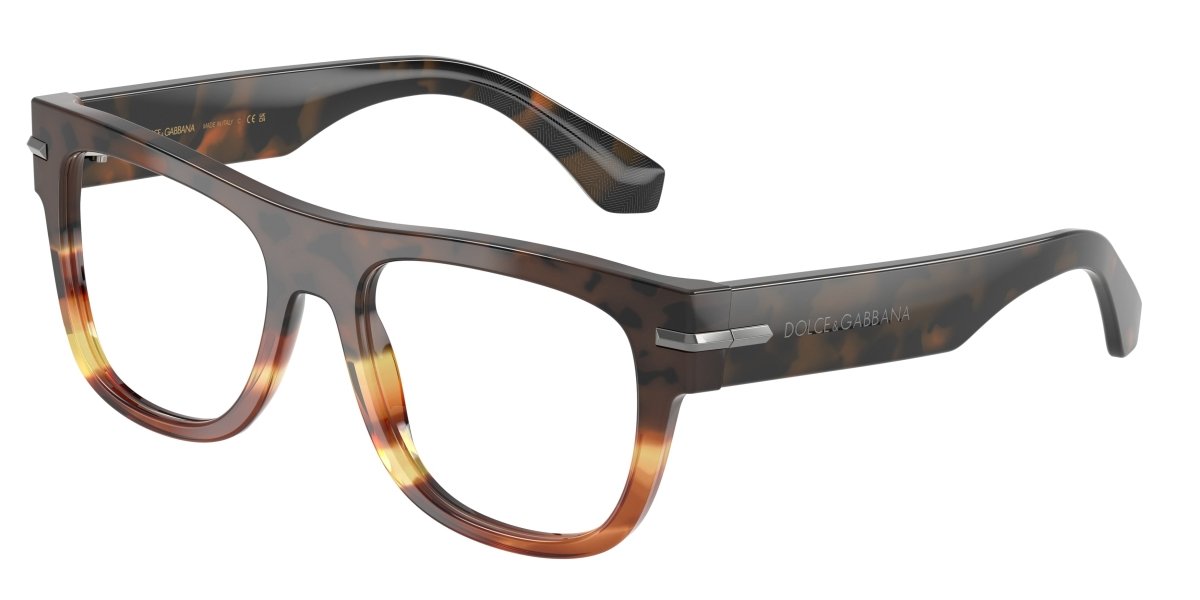 0DG3407 - Dolce & Gabbana - Brown - (Havana Warm Brown 3438) - 52 - 19 - 145 MM - Ardor Eyewear 8056262267448