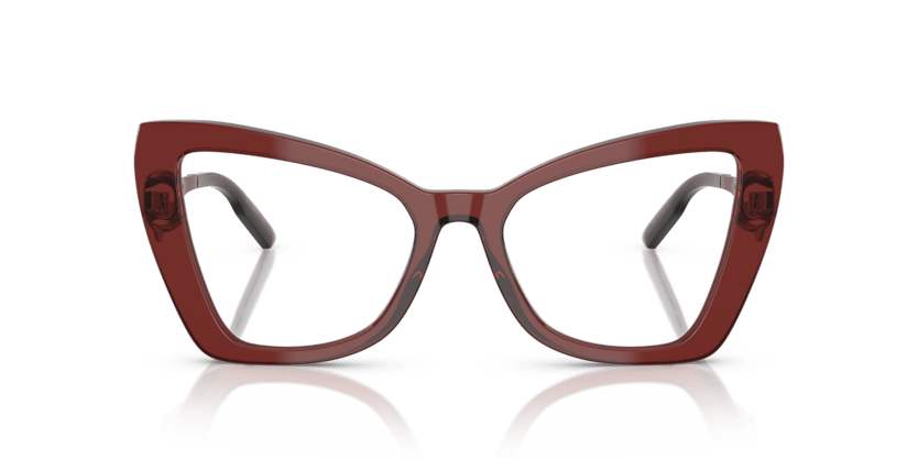 0DG3409 - Dolce & Gabbana - Red - (Transparent Bordeaux 3045) - 53 - 18 - 145 MM - Ardor Eyewear 8056262293935