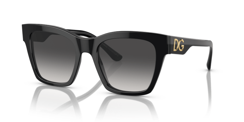 0DG4384 - Dolce & Gabbana - (Black) Grey Gradient - 53 - 20 - 145 MM - Ardor Eyewear 8056597371889