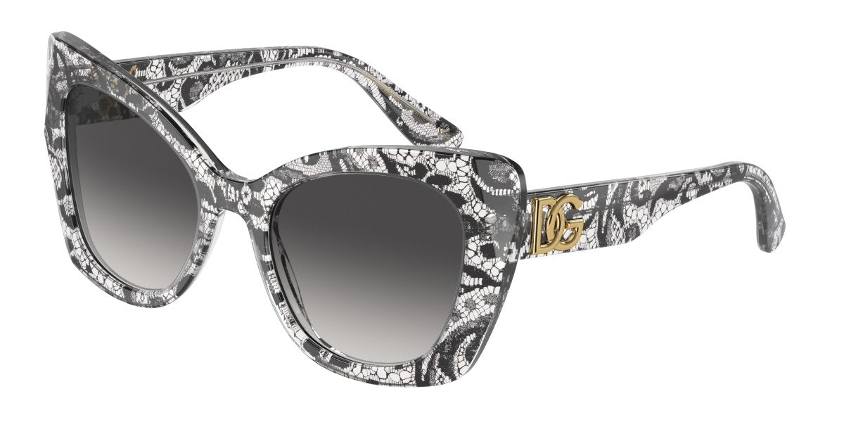 0DG4405 - Dolce & Gabbana - (Black Lace) Grey Gradient Black - 53 - 20 - 140 MM - Ardor Eyewear 8056597882767