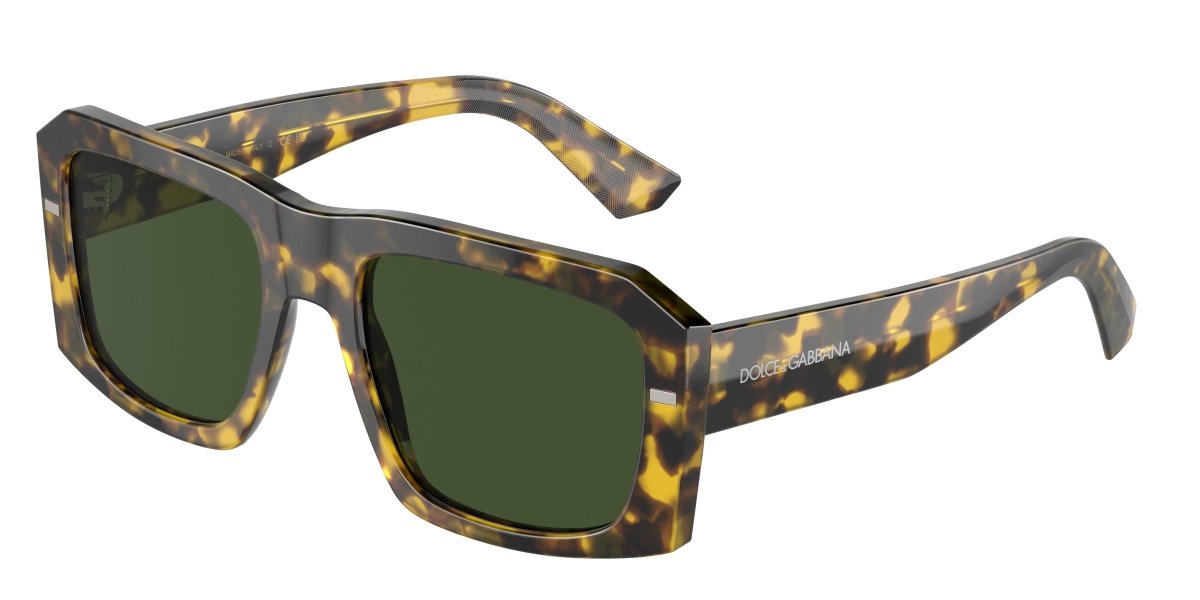 0DG4430 - Dolce & Gabbana - (Havana Yellow) Dark Green - 54 - 20 - 145 MM - Ardor Eyewear 8056262096437