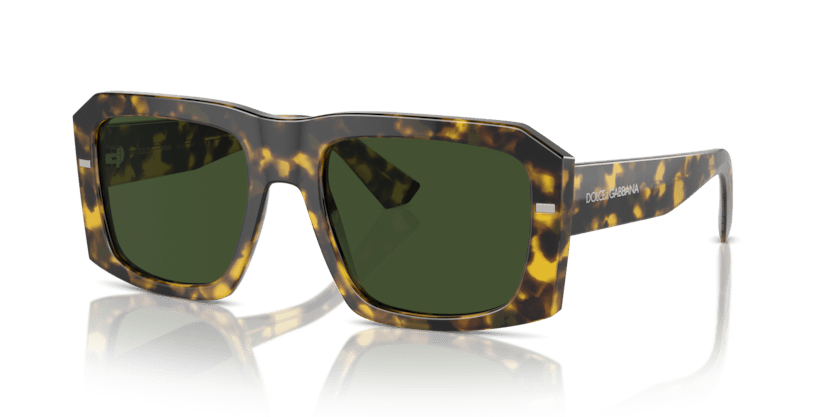 0DG4430 - Dolce & Gabbana - (Havana Yellow) Dark Green - 54 - 20 - 145 MM - Ardor Eyewear 8056262096437