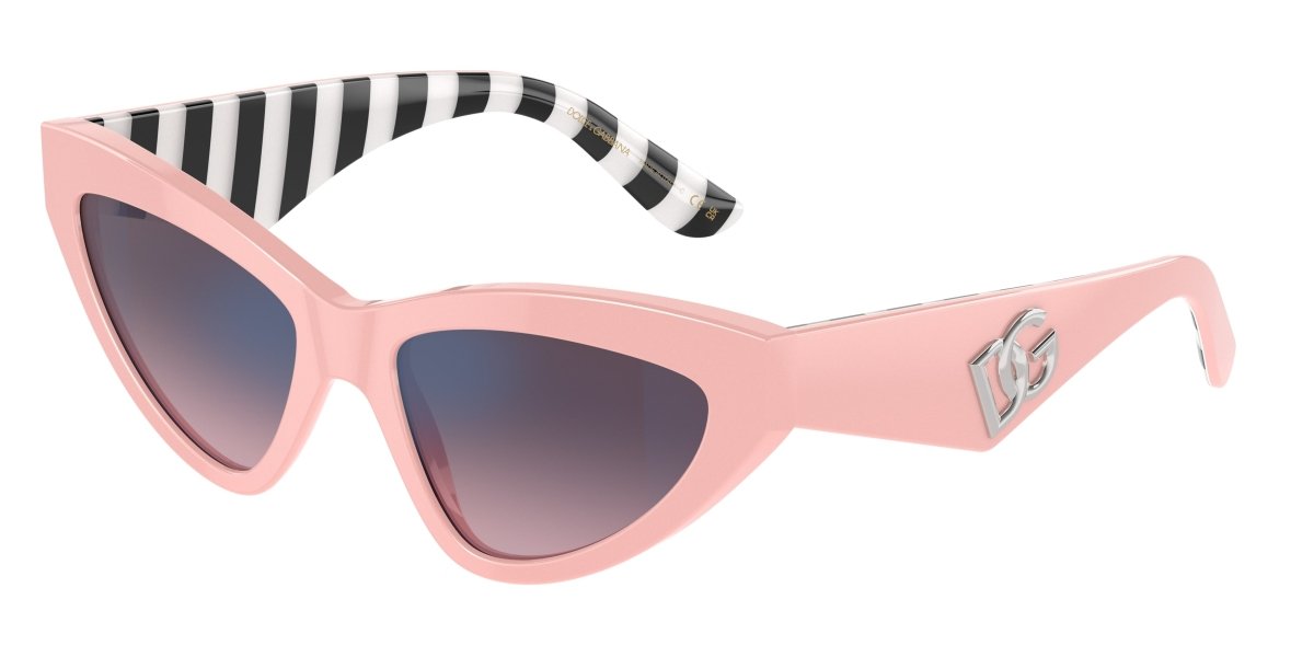 0DG4439 - Dolce & Gabbana - (Pink) Rose Gradient Grey Mirror Blue - 55 - 18 - 145 MM - Ardor Eyewear 8056597943109