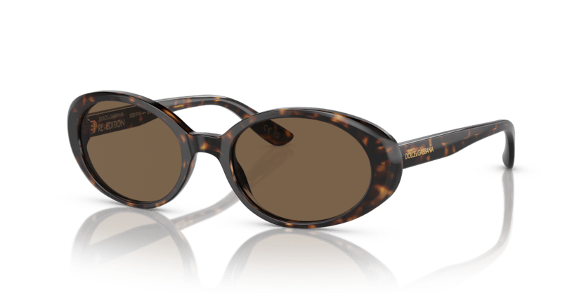 0DG4443 - Dolce & Gabbana - (Havana) Dark Brown - 52 - 19 - 140 MM - Ardor Eyewear 8056597855365