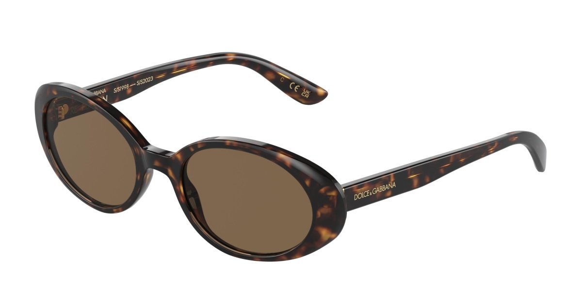 0DG4443 - Dolce & Gabbana - (Havana) Dark Brown - 52 - 19 - 140 MM - Ardor Eyewear 8056597855365