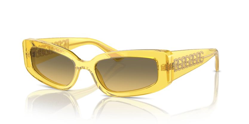 0DG4445 - Dolce & Gabbana - (Transparent Yellow) Yellow Gradient Grey - 54 - 18 - 145 MM - Ardor Eyewear 8056262050262