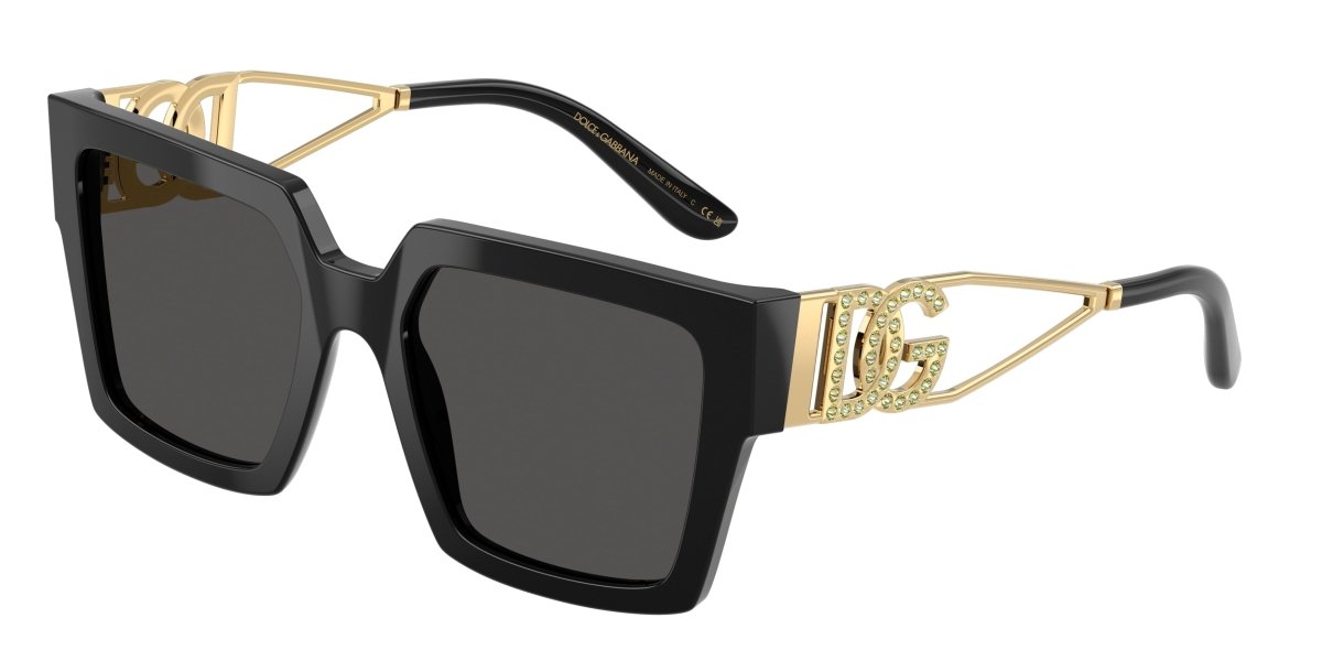 0DG4446B - Dolce & Gabbana - Black - (Black 335587) - 53 - 19 - 145 MM - Ardor Eyewear 8056262303085