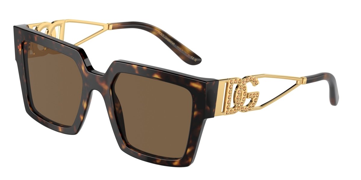 0DG4446B - Dolce & Gabbana - (Havana) Dark Brown - 53 - 19 - 145 MM - Ardor Eyewear 8056597946681