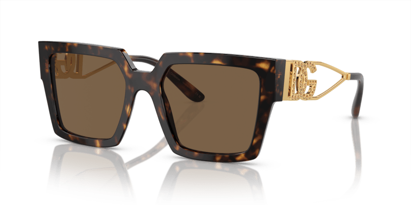 0DG4446B - Dolce & Gabbana - (Havana) Dark Brown - 53 - 19 - 145 MM - Ardor Eyewear 8056597946681