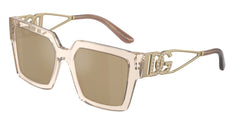 0DG4446B - Dolce & Gabbana - (Transparent Camel) Clear Mirror Real Yellow Gold - 53 - 19 - 145 MM - Ardor Eyewear 8056262076026