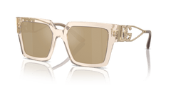 0DG4446B - Dolce & Gabbana - (Transparent Camel) Clear Mirror Real Yellow Gold - 53 - 19 - 145 MM - Ardor Eyewear 8056262076026