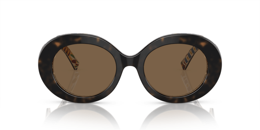 0DG4448 - Dolce & Gabbana - (Havana On White Barrow) Dark Brown - 51 - 20 - 145 MM - Ardor Eyewear 8056597947626