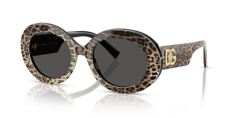 0DG4448 - Dolce & Gabbana - (Top Leo On Black) Dark Grey - 51 - 20 - 145 MM - Ardor Eyewear 8056262304662