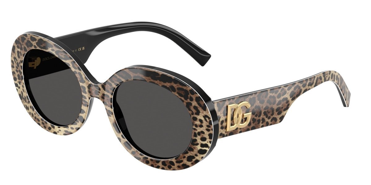 0DG4448 - Dolce & Gabbana - (Top Leo On Black) Dark Grey - 51 - 20 - 145 MM - Ardor Eyewear 8056262304662