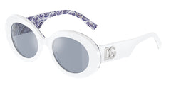 0DG4448 - Dolce & Gabbana - (White On Blue Maiolica) Light Blue Mirror Silver - 51 - 20 - 145 MM - Ardor Eyewear 8056597947633