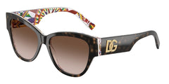 0DG4449 - Dolce & Gabbana - (Havana On White Barrow) Brown Gradient - 54 - 16 - 145 MM - Ardor Eyewear 8056262302668