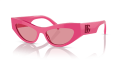 0DG4450 - Dolce & Gabbana - (Fuchsia) Pink Mirror Internal Silver - 52 - 16 - 145 MM - Ardor Eyewear 8056597947893