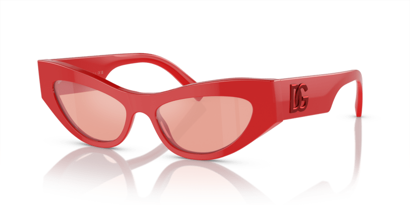 0DG4450 - Dolce & Gabbana - (Red) Pink Mirror Pink - 52 - 16 - 145 MM - Ardor Eyewear 8056597947879