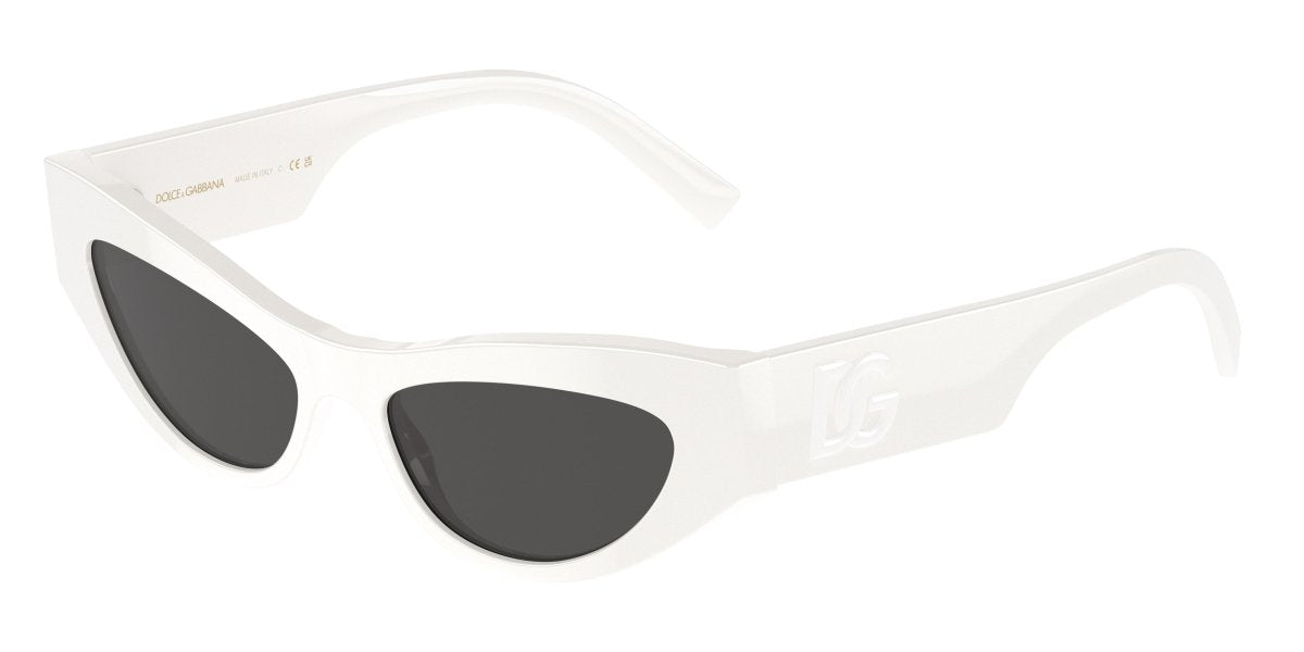 0DG4450 - Dolce & Gabbana - (White) Dark Grey - 52 - 16 - 145 MM - Ardor Eyewear 8056597947916