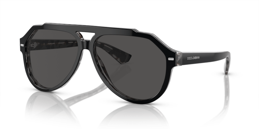 0DG4452 - Dolce & Gabbana - (Black On Grey Havana) Dark Grey - 60 - 13 - 145 MM - Ardor Eyewear 8056597949958