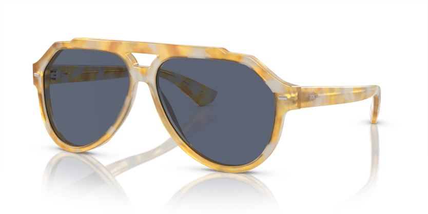 0DG4452 - Dolce & Gabbana - (Yellow Tortoise) Blue Polarized - 60 - 13 - 145 MM - Ardor Eyewear 8056597949989