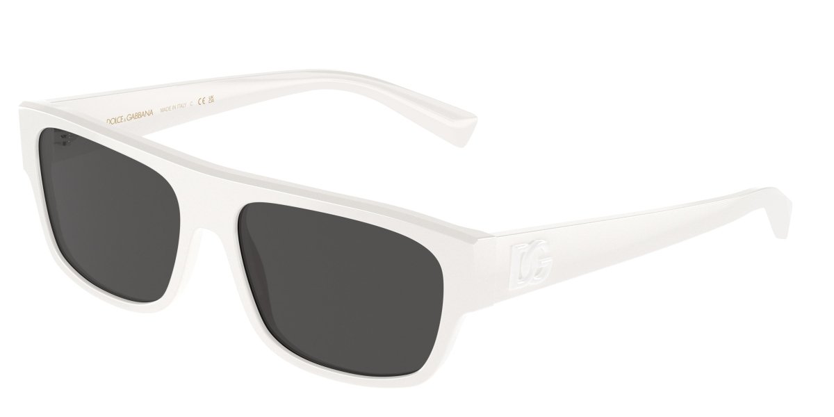 0DG4455 - Dolce & Gabbana - (White) Dark Grey - 57 - 16 - 145 MM - Ardor Eyewear 8056597926423