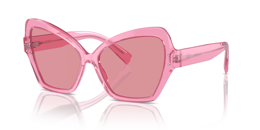 0DG4463 - Dolce & Gabbana - (Transparent Pink) Pink Mirror Internal Silver - 56 - 15 - 145 MM - Ardor Eyewear 8056262058718