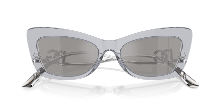 0DG4467B - Dolce & Gabbana - (Transparent Grey) Light Grey Mirror Silver - 55 - 18 - 145 MM - Ardor Eyewear 8056262082652