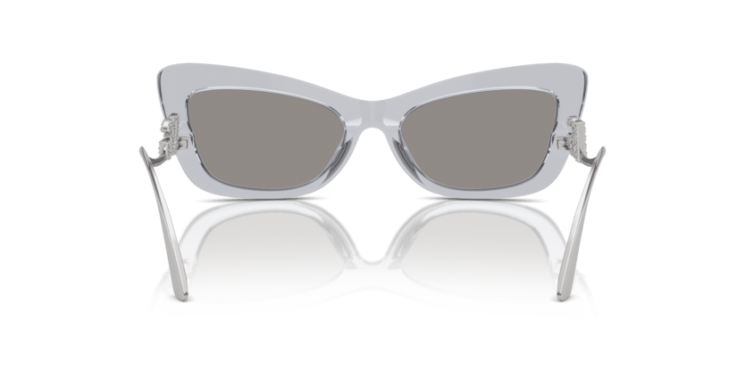 0DG4467B - Dolce & Gabbana - (Transparent Grey) Light Grey Mirror Silver - 55 - 18 - 145 MM - Ardor Eyewear 8056262082652