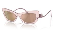 0DG4467B - Dolce & Gabbana - (Transparent Rose) Light Brown Mirror Pink - 55 - 18 - 145 MM - Ardor Eyewear 8056262082645