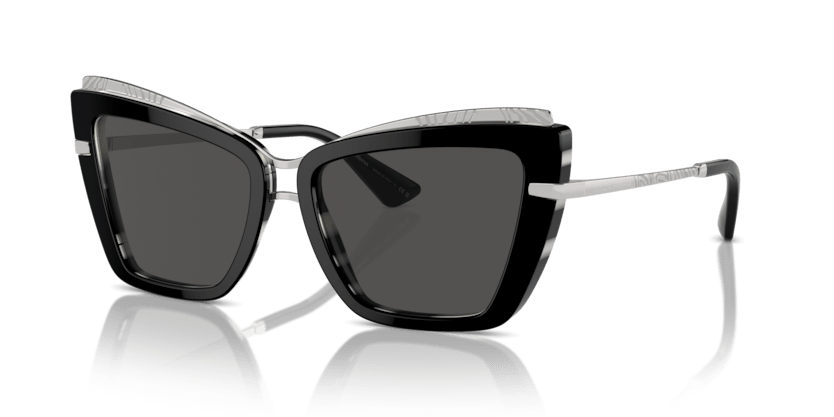 0DG4472 - Dolce & Gabbana - (Black On Zebra) Dark Grey - 54 - 17 - 145 MM - Ardor Eyewear 8056262057032