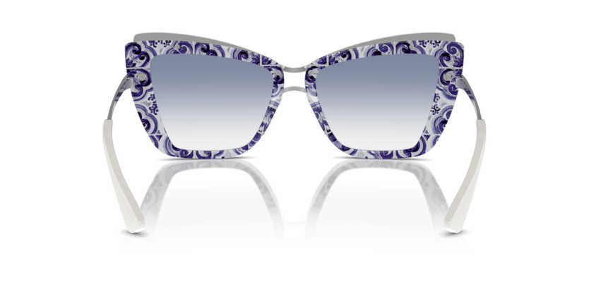 0DG4472 - Dolce & Gabbana - (White On Blue Maiolica) Clear Gradient Light Blue - 54 - 17 - 145 MM - Ardor Eyewear 8056262057049