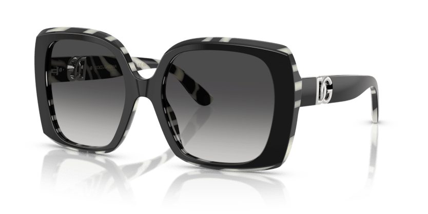 0DG4475 - Dolce & Gabbana - (Black On Zebra) Grey Gradient - 56 - 19 - 145 MM - Ardor Eyewear 8056262247495