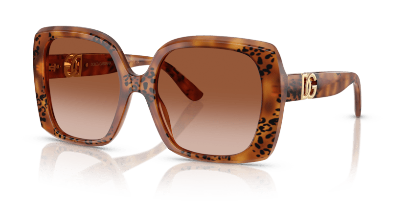 0DG4475 - Dolce & Gabbana - (Havana Leo) Brown Gradient - 56 - 19 - 145 MM - Ardor Eyewear 8056262247501