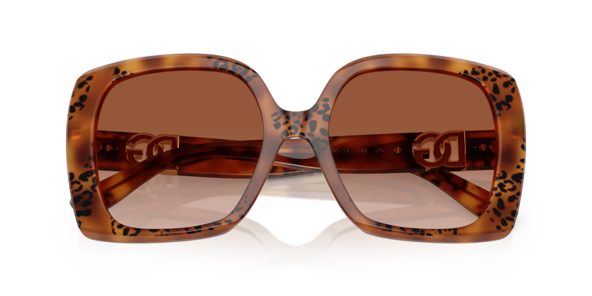 0DG4475 - Dolce & Gabbana - (Havana Leo) Brown Gradient - 56 - 19 - 145 MM - Ardor Eyewear 8056262247501