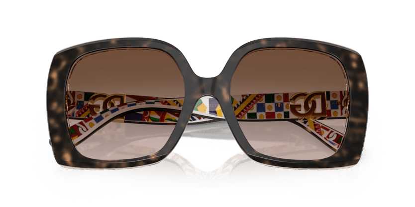 0DG4475 - Dolce & Gabbana - (Havana On White Barrow) Brown Gradient - 56 - 19 - 145 MM - Ardor Eyewear 8056262247488