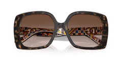 0DG4475 - Dolce & Gabbana - (Havana On White Barrow) Brown Gradient - 56 - 19 - 145 MM - Ardor Eyewear 8056262247488