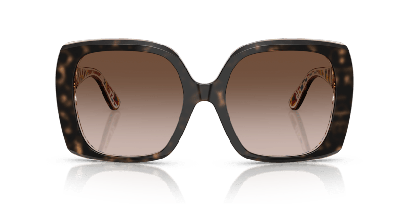 0DG4475 - Dolce & Gabbana - (Havana On White Barrow) Brown Gradient - 56 - 19 - 145 MM - Ardor Eyewear 8056262247488