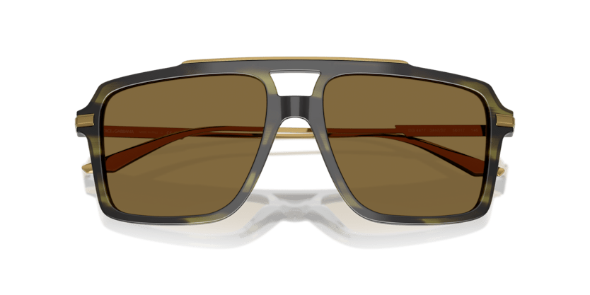 0DG4477 - Dolce & Gabbana - (Striped Olive) Brown - 56 - 17 - 145 MM - Ardor Eyewear 8056262247815