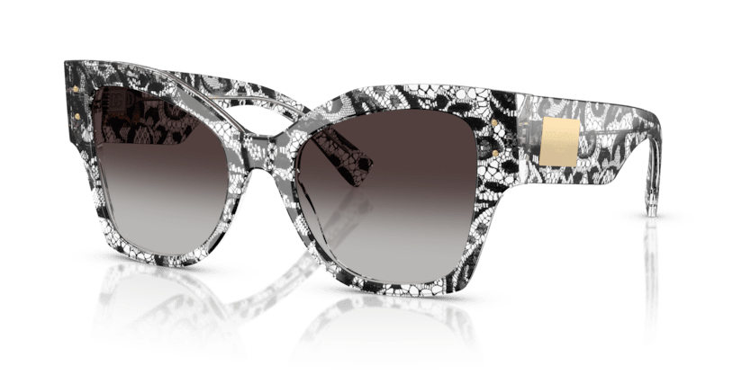 0DG4478 - Dolce & Gabbana - (Black Lace) Grey Gradient Black - 53 - 20 - 140 MM - Ardor Eyewear 8056262243367