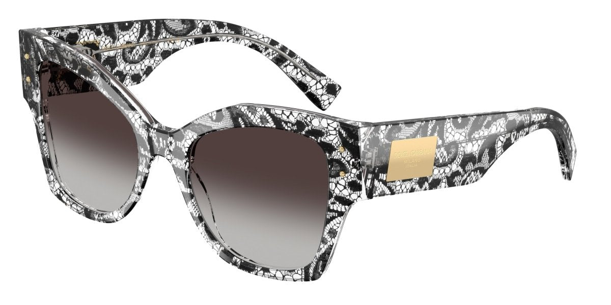 0DG4478 - Dolce & Gabbana - (Black Lace) Grey Gradient Black - 53 - 20 - 140 MM - Ardor Eyewear 8056262243367