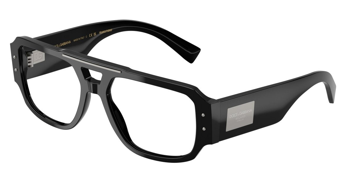 0DG4482 - Dolce & Gabbana - (Black) Photo Clear To Grey Quarz - 57 - 18 - 140 MM - Ardor Eyewear 8056262245033