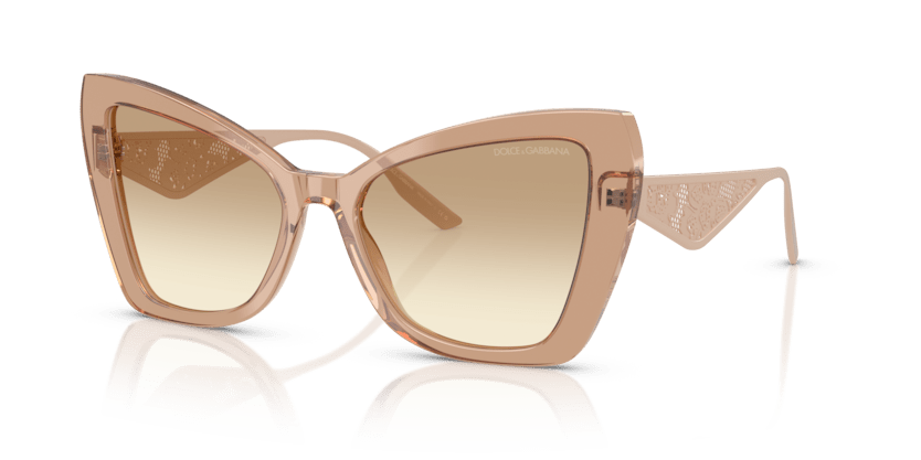 0DG4489 - Dolce & Gabbana - (Transparent Camel) Clear Gradient Light Brown - 55 - 18 - 145 MM - Ardor Eyewear 8056262293829