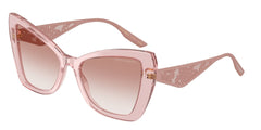 0DG4489 - Dolce & Gabbana - (Transparent Powder Pink) Clear Gradient Brown - 55 - 18 - 145 MM - Ardor Eyewear 8056262293836