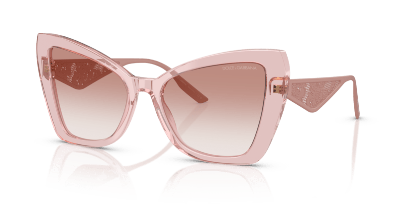 0DG4489 - Dolce & Gabbana - (Transparent Powder Pink) Clear Gradient Brown - 55 - 18 - 145 MM - Ardor Eyewear 8056262293836