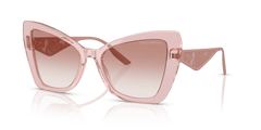 0DG4489 - Dolce & Gabbana - (Transparent Powder Pink) Clear Gradient Brown - 55 - 18 - 145 MM - Ardor Eyewear 8056262293836